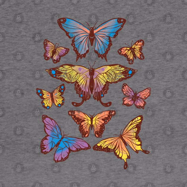 Butterflies - Beauty Caterpillars Colors Gift by eduely